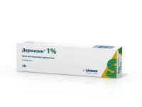 Дермазин 1% 50г крем для наружного применения. №1 туба (SALUTAS PHARMA GMBH)